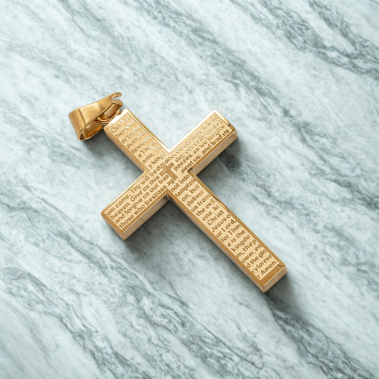 Dije Cruz Padre Nuestro