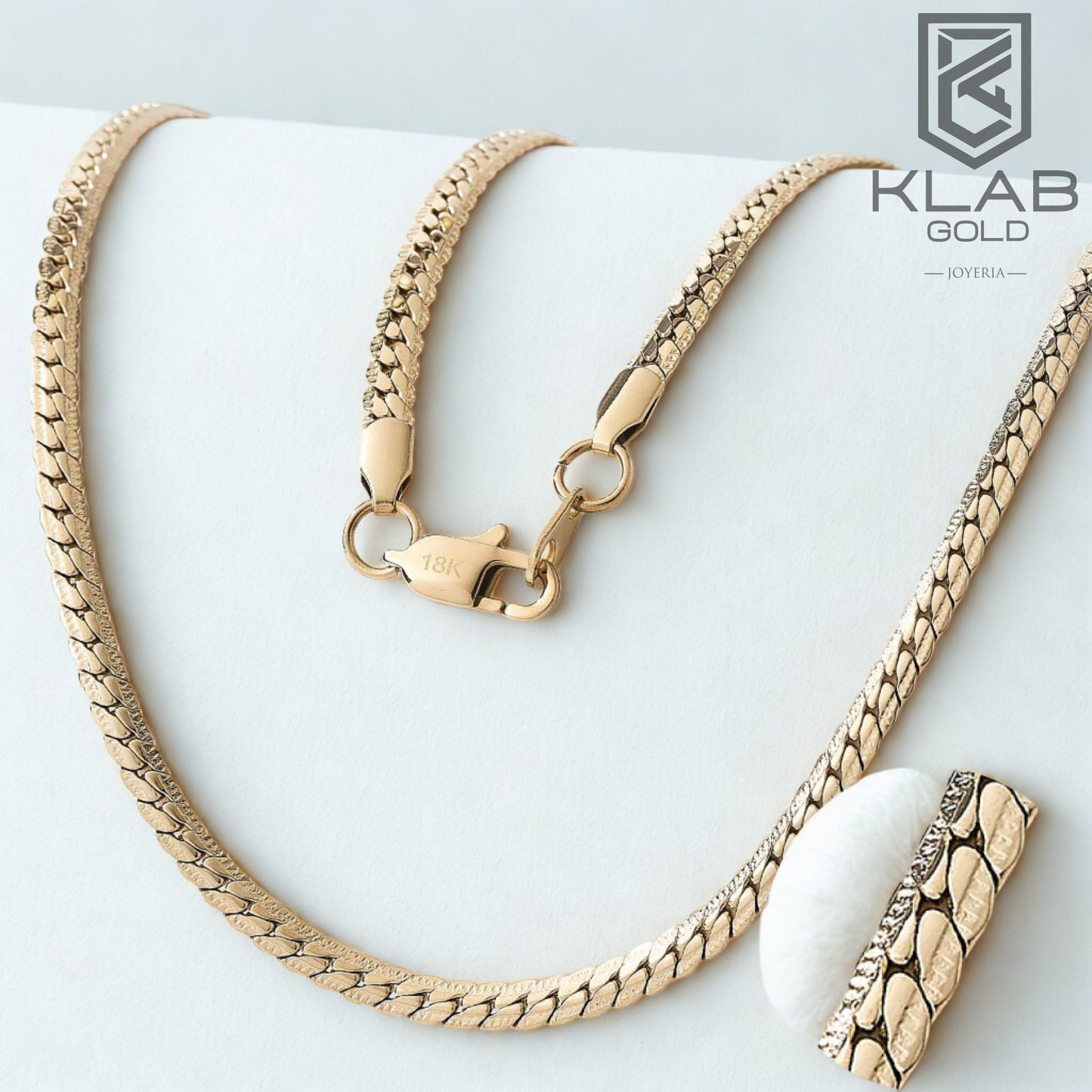 Cadena Grabada Hombre