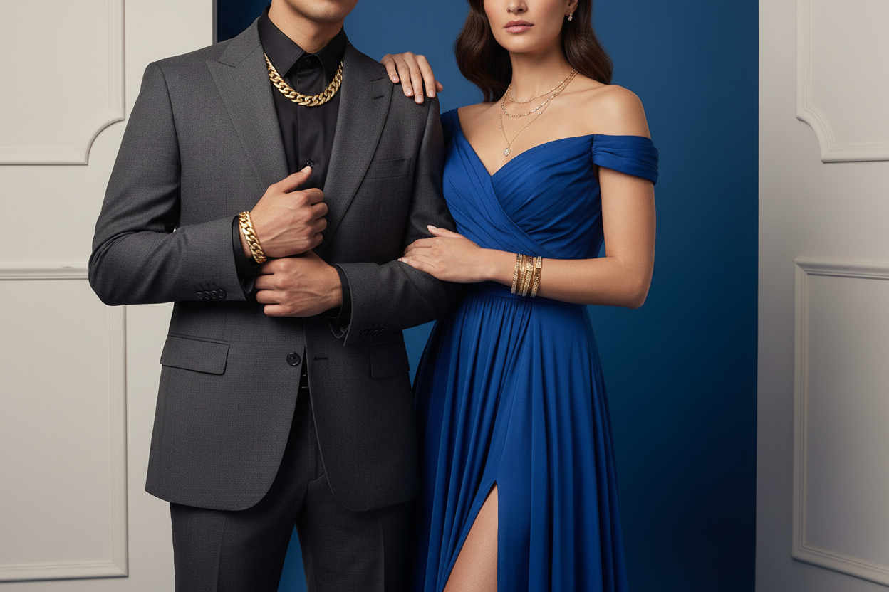 quiero que se vean con ropa elegante